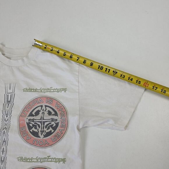 Travis Scott Utopia Shirt Mens Large Hard Rock Stadium Graphic Tee 2023 Tour - Picture 7 of 9